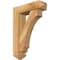 Ekena Millwork Imperial Arts and Crafts Rough Sawn Bracket w/ Offset Brace, Western Red Cedar, 6"W x 20"D x 28"H BKT0604X20X28IMP03RWR - alternate 1